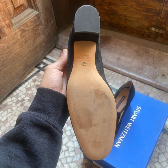 Stuart Weitzman Women's Block Heel Loafers - Picture 3 of 3